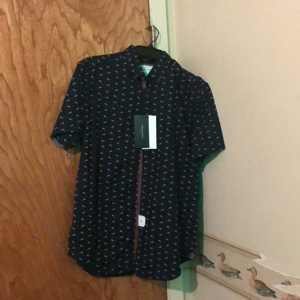 Kids medium button up shirt